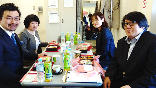 赤松林太郎先生、長廻かおる先生、江夏範明先生、宮本聖子先生