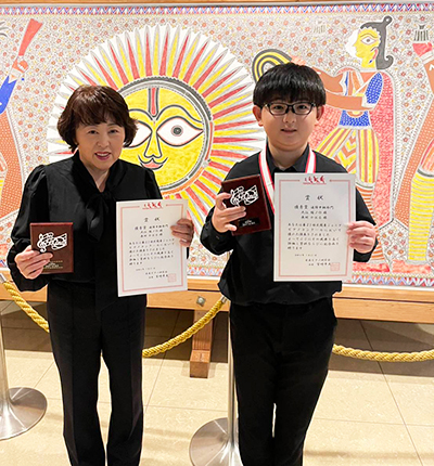 20240121北関東ジュニアピアノコンクール連弾中級 優秀賞