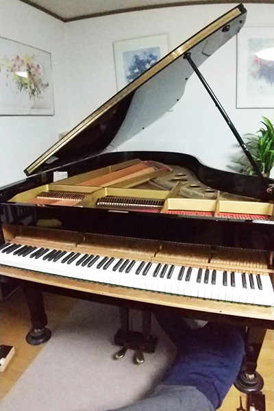 グランドピアノ ハンマー取り替え01