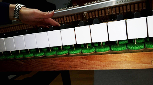 グランドピアノ ハンマー取り替え05