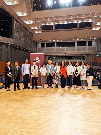 ピティナピアノコンクール本選 中国 審査員とスタッフ